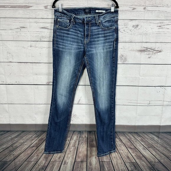 Daytrip Jeans Daytrip Jeans Size 3 Blue Virgo Straight Inseam 35